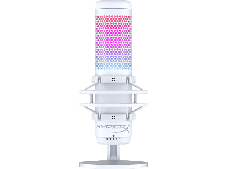 HYPERX QuadCast S USB Mikrofon, Weiß | MediaMarkt