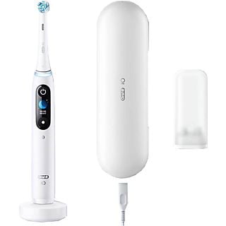 ORAL-B iO 9 + Sensitive - Elektrische Zahnbürste (Weiss Alabaster)