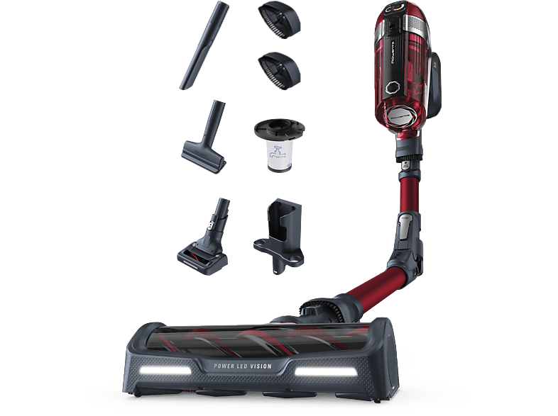 REACONDICIONADO Seminuevo Muy bueno Aspirador escoba - Rowenta RH9829WO X-Force Flex 11.50 Animal Care, 130 AW, 0.9 L, 45 min, Tecnología Ciclónica