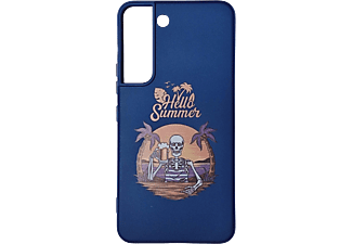 CASE AND PRO Samsung S22 Design szilikon tok, kék, summer4 (SUM4-SAMS22BL)