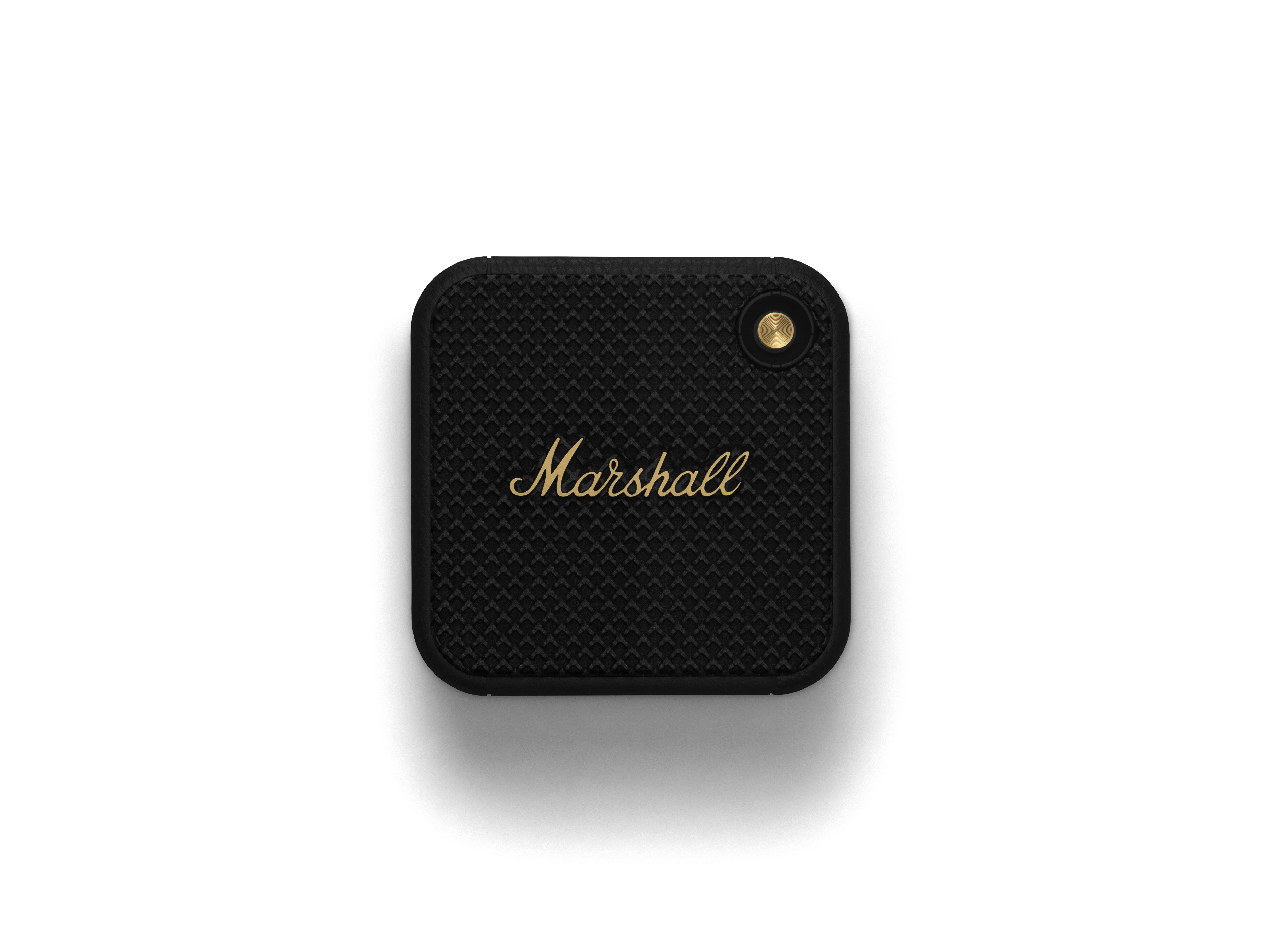 MARSHALL Willen Bluetooth Lautsprecher, Black Wasserfest Brass , 