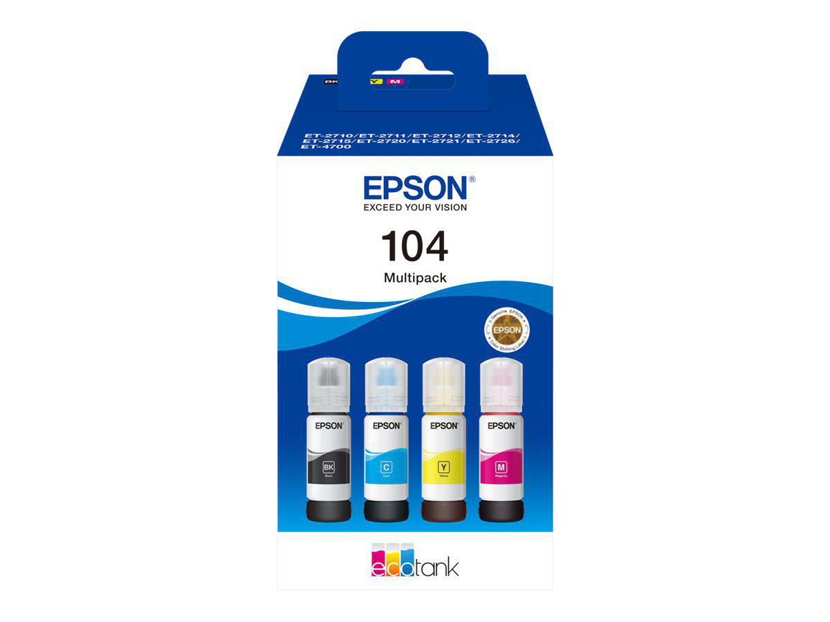 EcoTank 104 4er-Pack Nachfülltinte EPSON