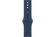 APPLE Armband voor Apple Watch 45 mm Sportarmband Abyss Blue (MKUW3ZM/A)