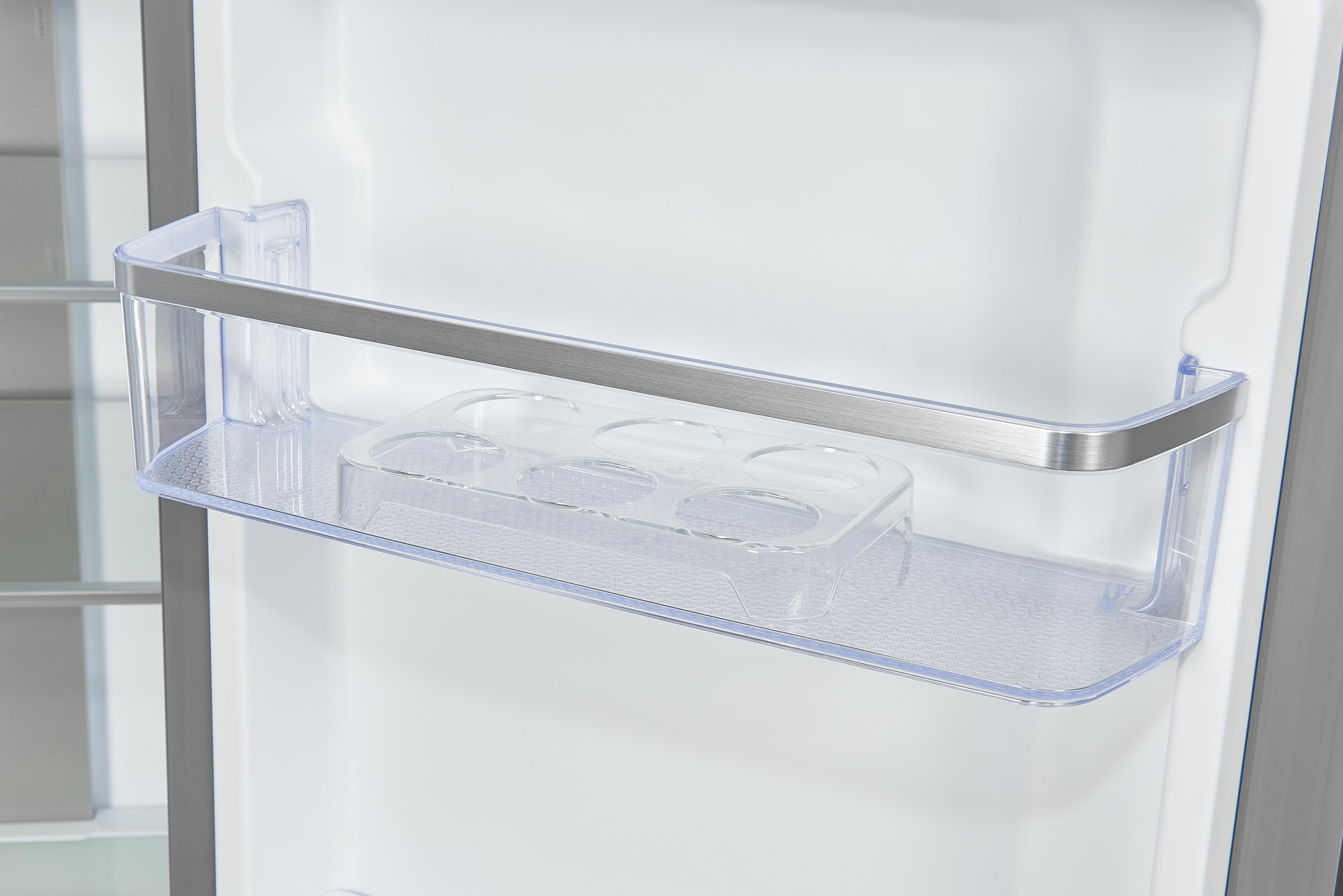 EXQUISIT FD490-160-WS-200E French Door Kühl-/Gefrierkombination (E, 1830 mm hoch, No Frost (verminderte Eisbildung), Inoxlook)