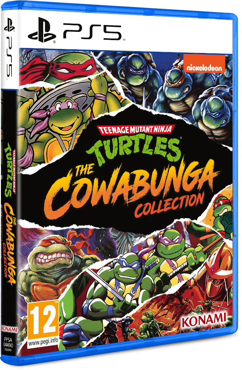 PS5 játéktok a 'Teenage Mutant Ninja Turtles: The Cowabunga Collection' játékhoz.