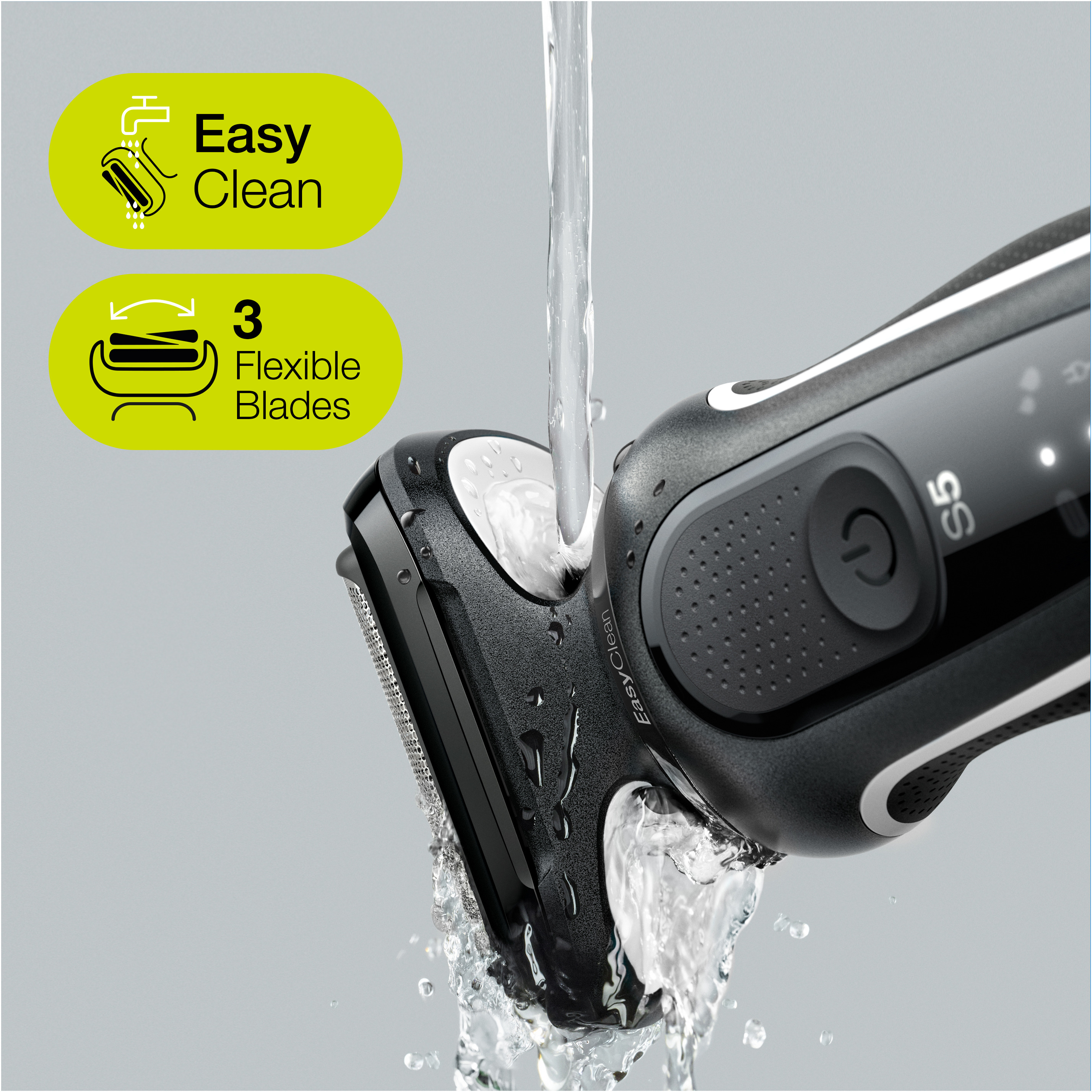 BRAUN 51-W4200cs Wet & Dry - Rasoio (Nero)