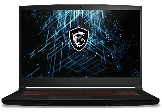 MSI Thin GF63 9S7-16R612-883 Szürke Gamer laptop (15,6" FHD/Core i5/8GB/512 GB SSD/RTX3050Ti 4GB/Win11H)