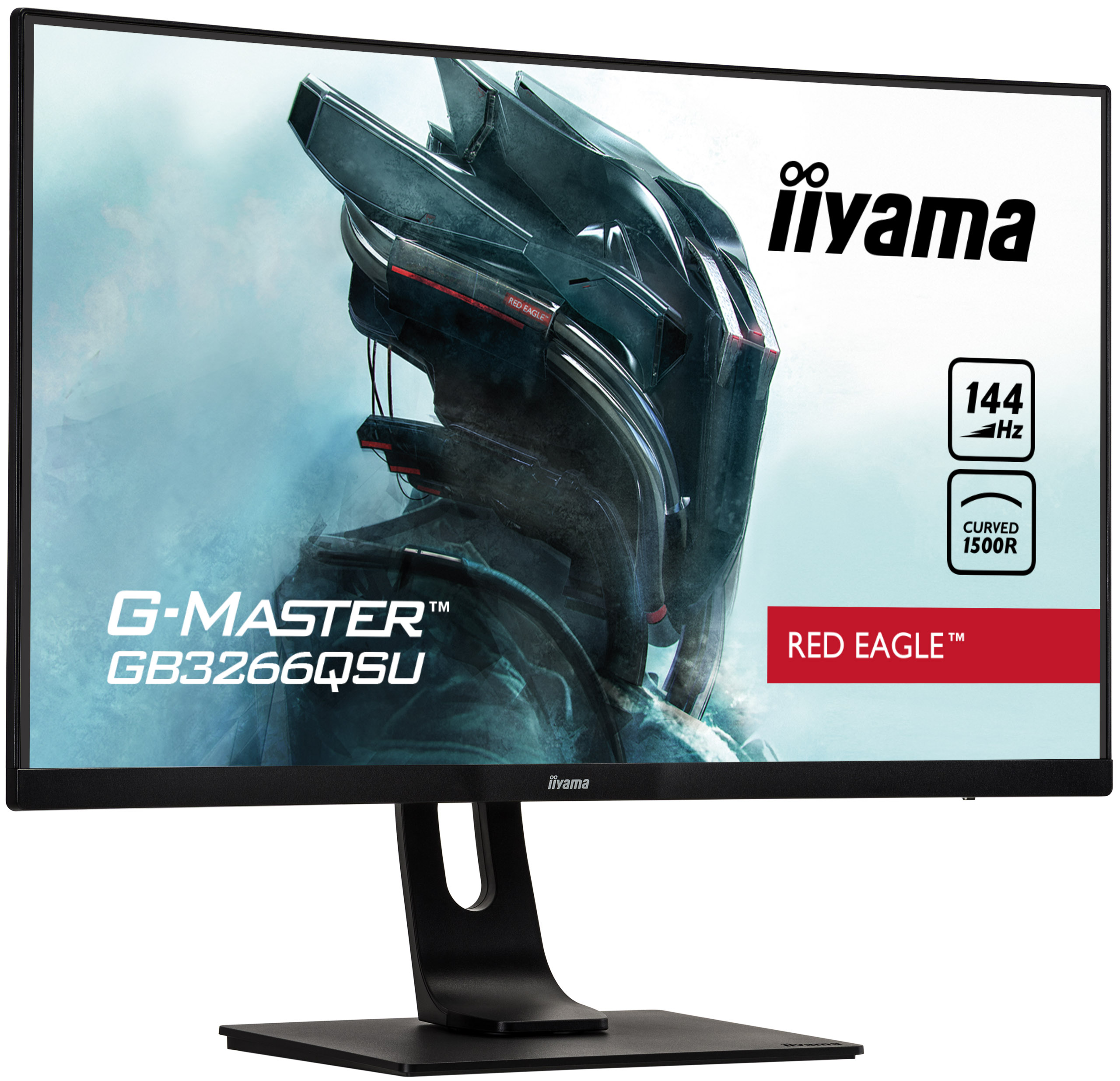 IIYAMA G-MASTER Red Eagle GB3266QSU-B1 31,5 Zoll  WQHD  Monitor  1 ms Reaktionszeit  