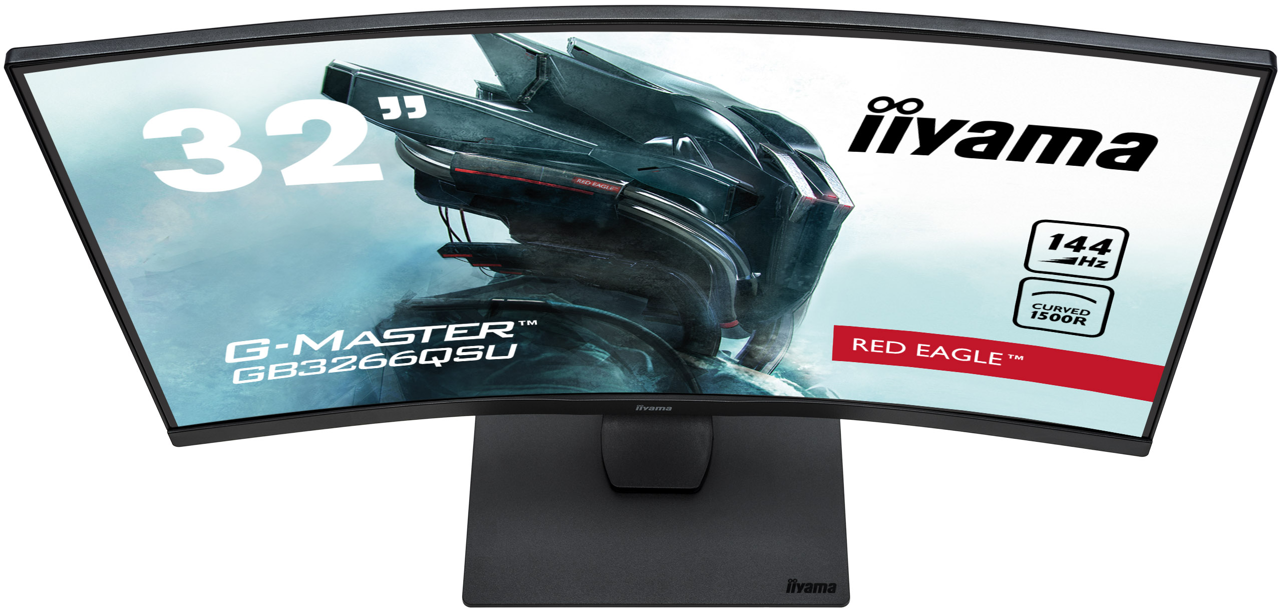 IIYAMA G-MASTER Red Eagle GB3266QSU-B1 31,5 Zoll  WQHD  Monitor  1 ms Reaktionszeit  