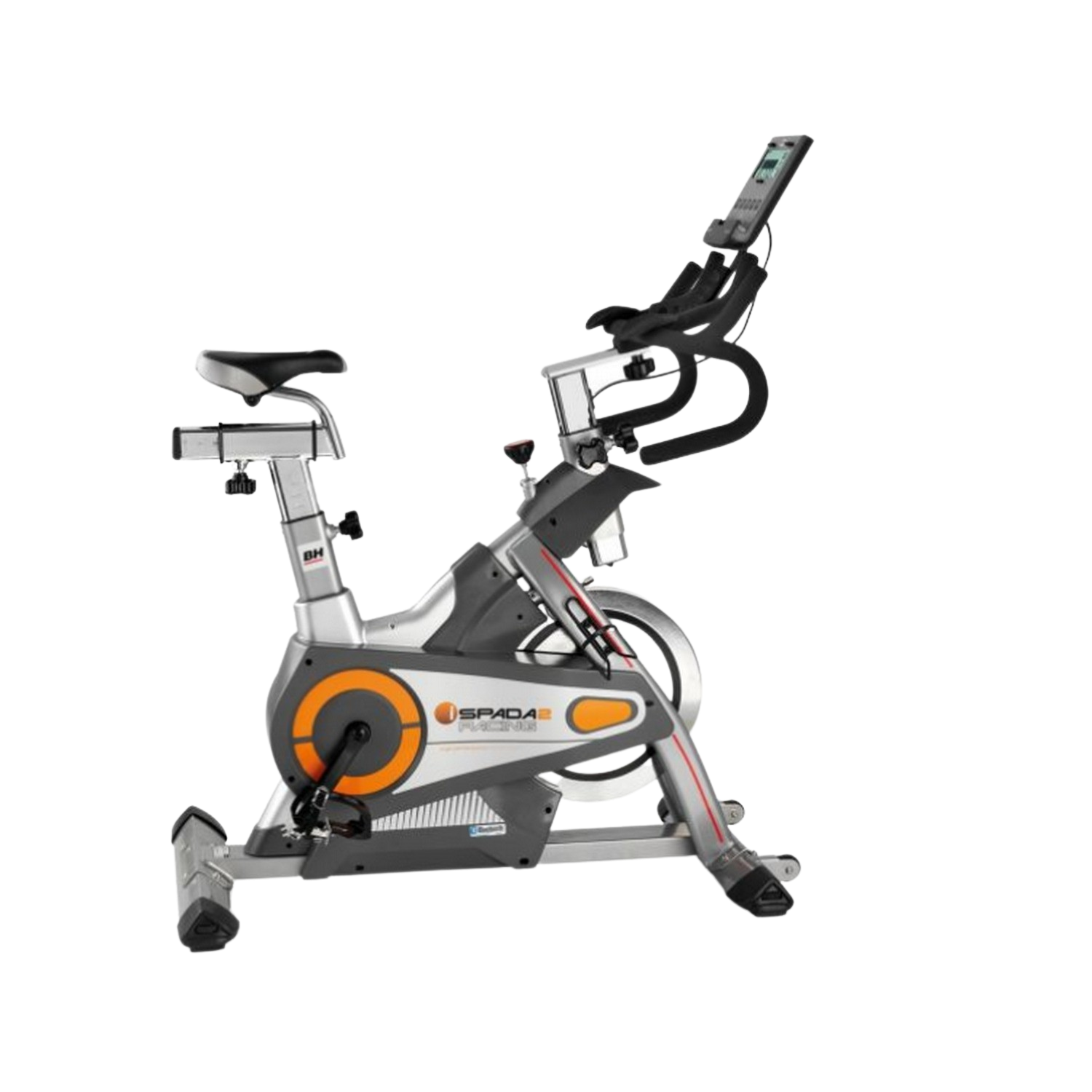 Bicicleta Bh Fitness indoor i.spada 2 racing h9356i spinning 3 tipos de 24 niveles control pulso gris ftms uso