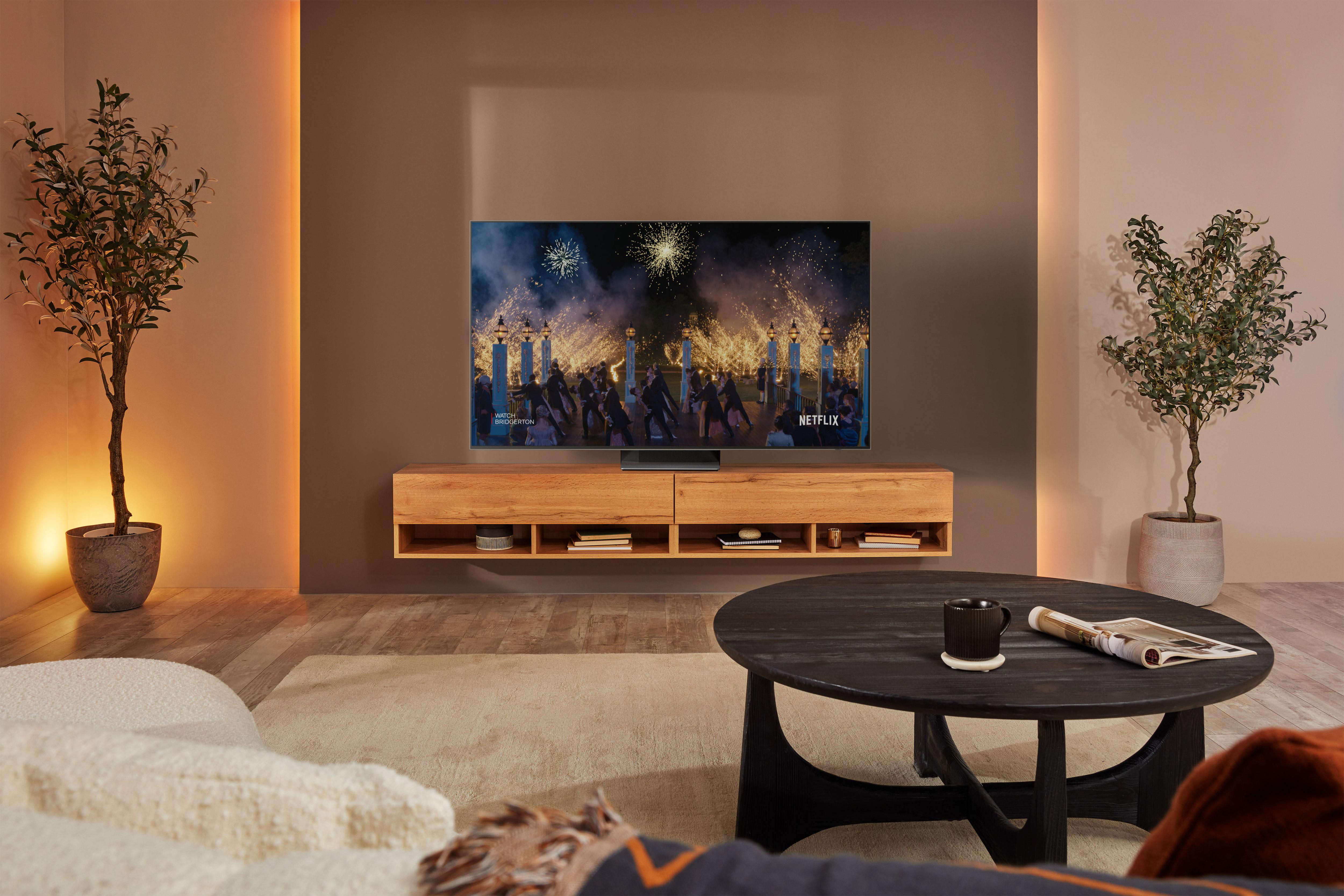 SAMSUNG OLEDGQ65S95BAT OLED TV (Flat, 65 Zoll / 163 cm, OLED 4K, SMART TV, Tizen™ mit Gaming Hub)