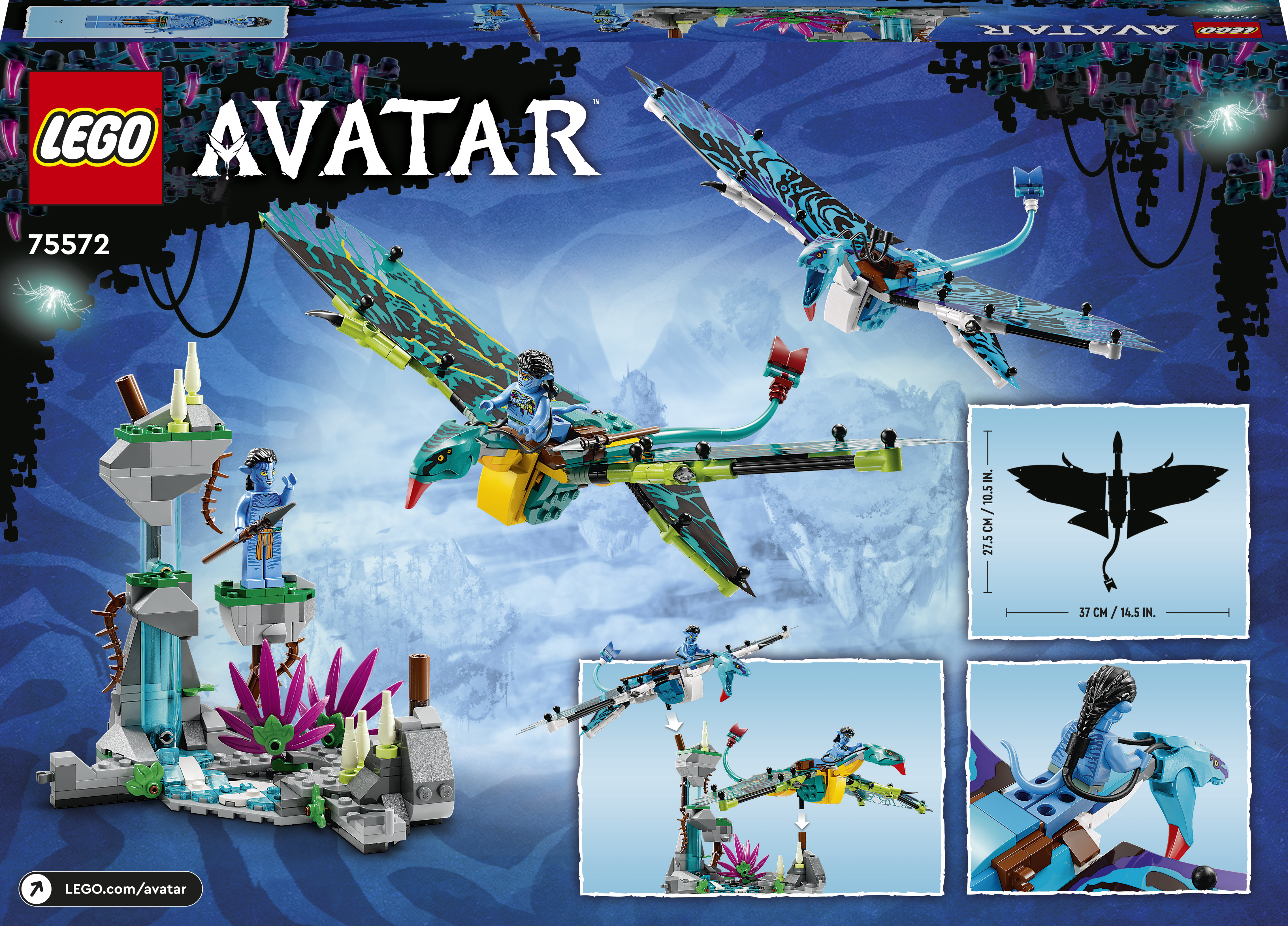 LEGO 75572 Jake & Neytiri's First Banshee Flight Bausatz, Mehrfarbig