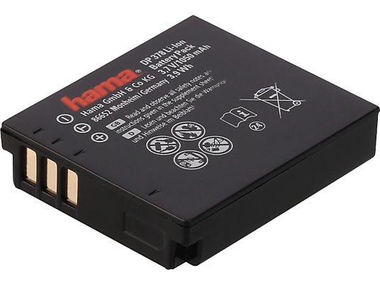 HAMA DP378 - Batterie de rechange (Noir)