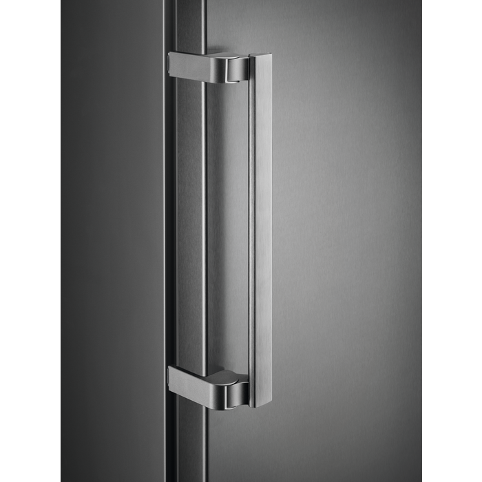 Frigorífico una puerta - AEG RKB738E5MX, 358 l, Cooling 360º, CustomFlex, 186 cm, 40 dB,  Inox