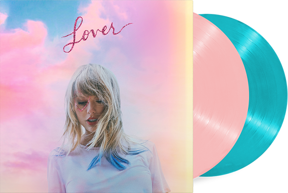 Taylor Swift - Lover (Pink & Blue Vinyl) (Vinyl LP (nagylemez))