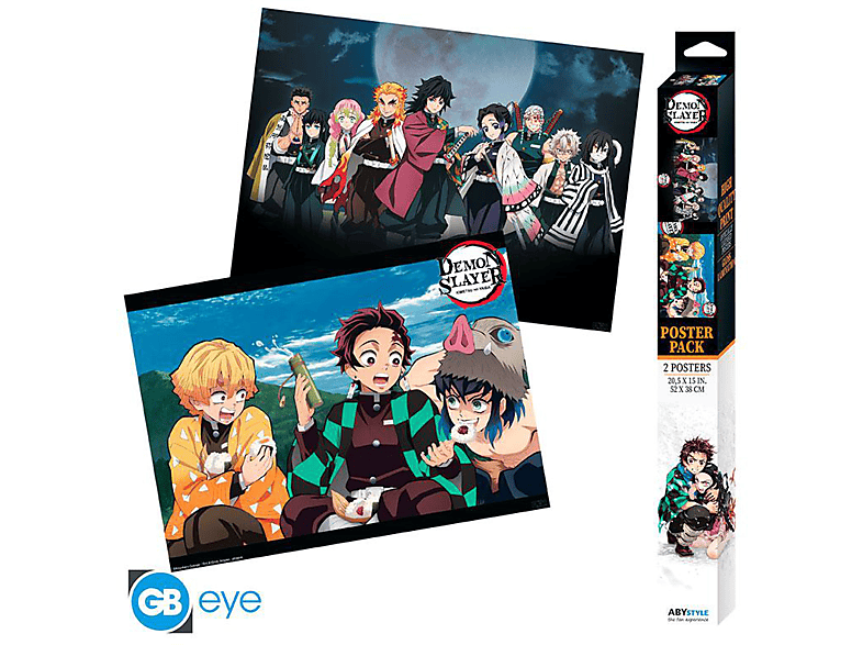 ABYSTYLE ABYDCO847 DEMON SLAYER POSTER SET STAFFEL 2 Poster