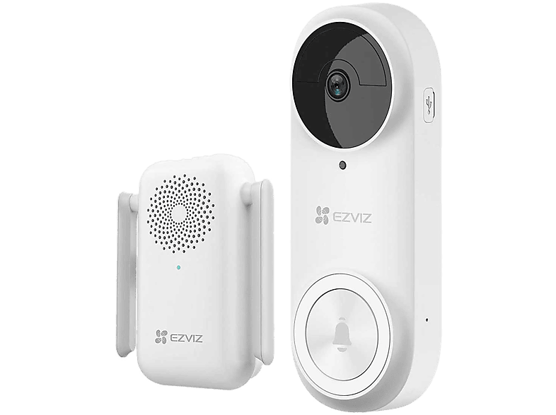 Sonnette Wifi sans fil LECTEC avec caméra - Interphone Smart - 2K Ultra HD  - Carte SD