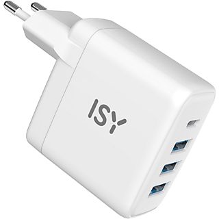 Cargador - ISY IWC-4045, USB-C, 45 W,  Blanco