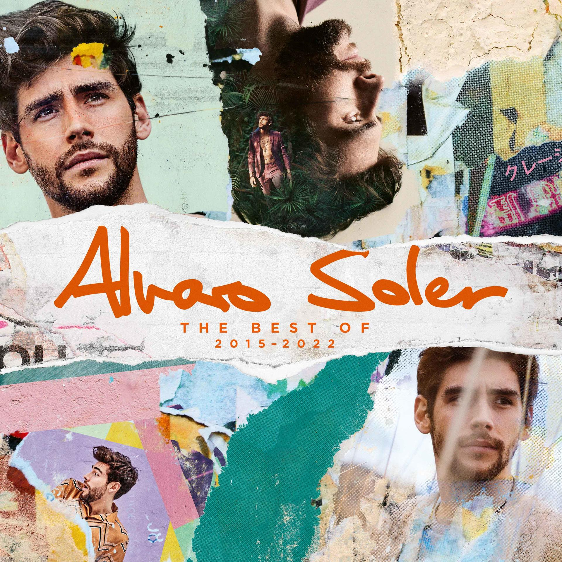 Albumcover mit mehreren Bildern eines Mannes, Titel 'Alvaro Soler', 'The Best Of 2015-2022'.