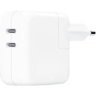 APPLE 35W Dual USB‑C Port Power Adapter - Alimentation (Blanc)