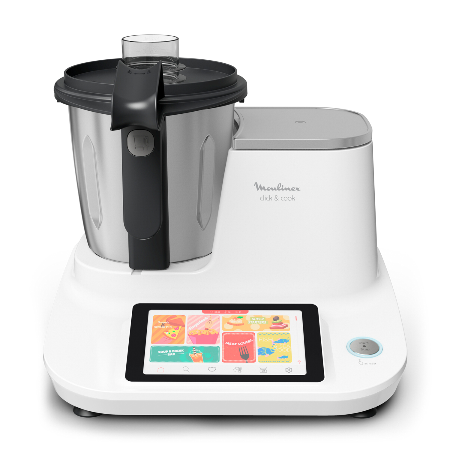 Moulinex Click&Cook Hf5061 Multicooker, 1400 W, capacità ciotola 3,6 l