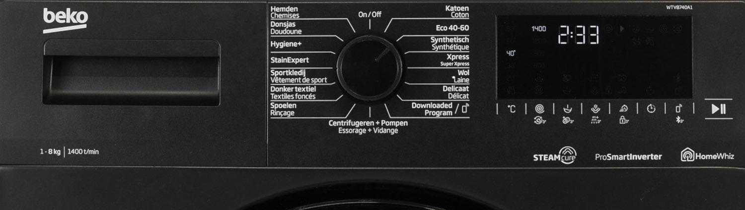 BEKO Wasmachine voorlader C (WTV8740A1)