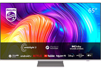PHILIPS 65PUS8837/12 The One LED TV (Flat, 65 Zoll / 164 cm, UHD 4K, SMART TV, Ambilight, Android TV™ 11 (R))
