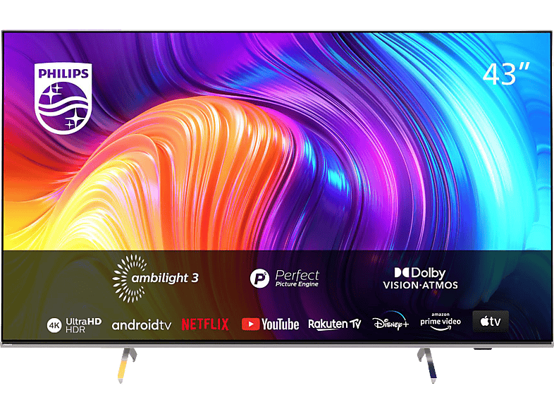 LED TV PHILIPS 43PUS8507/12 The One LED TV (Flat, 43 Zoll / 108 cm, UHD ...