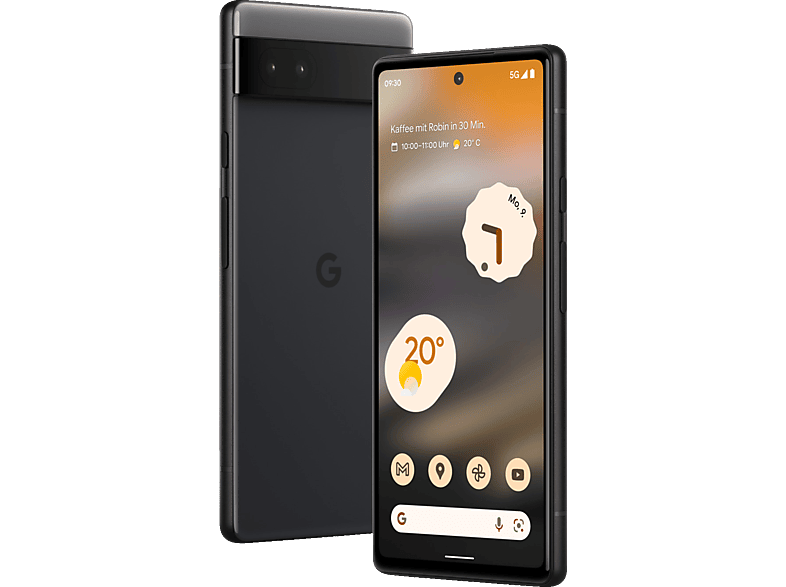 GOOGLE Pixel 6a 128 GB Charcoal Dual SIM 128 Charcoal Ja Smartphone ...
