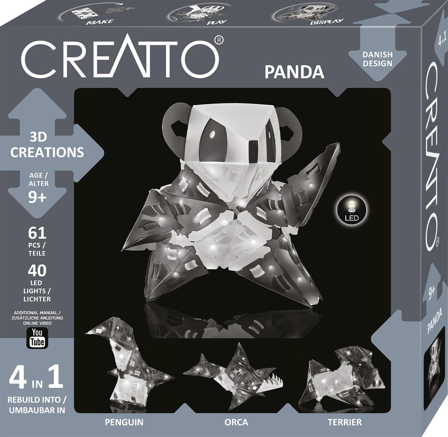 KOSMOS Creatto 3D Panda Mehrfarbig Puzzle