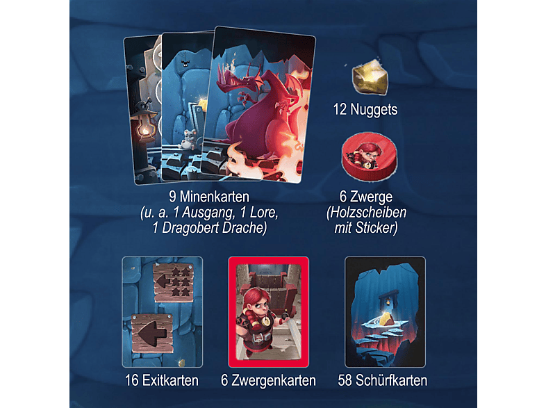 Thumbnail - KOSMOS My Gold Mine Kartenspiel Mehrfarbig