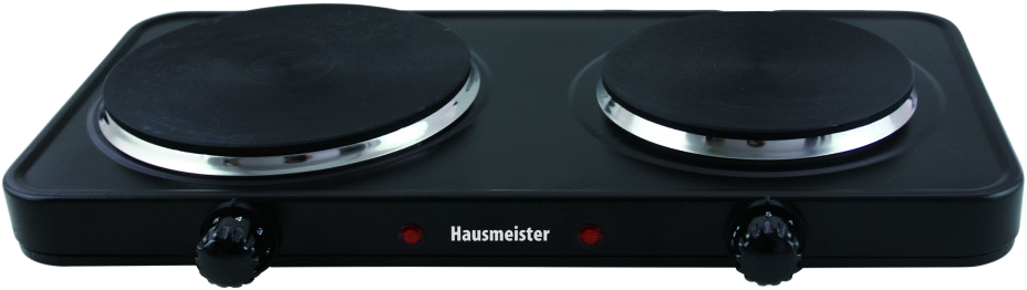 HAUSMEISTER HM 6134 Dupla főzőlap, fekete
