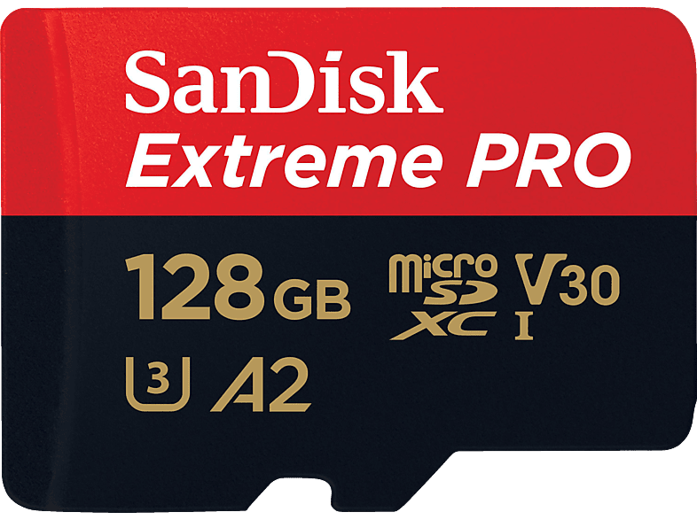 SANDISK Extreme PRO® UHS-I, Micro-SDXC Speicherkarte, 128 GB, 200 MB/s | Micro SDXC/SDHC Speicherkarten