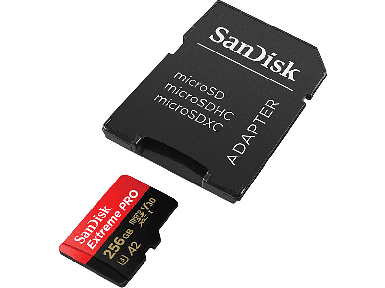 Thumbnail - SANDISK Extreme PRO® UHS-I, Micro-SDXC Speicherkarte, 256 GB, 200 MB/s
