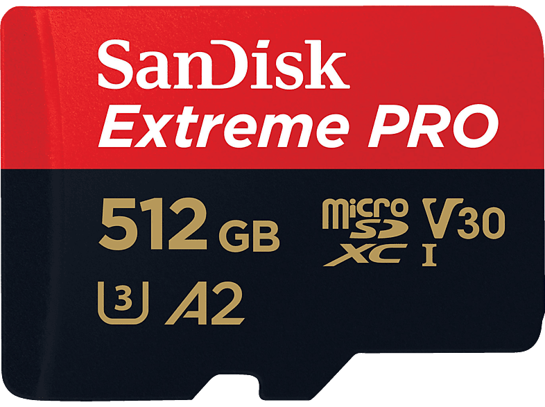 UHS-I, GB, Extreme Micro-SDXC SANDISK PRO® 200 512 Speicherkarte, MB/s