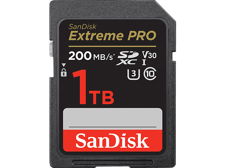 SANDISK Extreme PRO® UHS-I, SDXC Speicherkarte, 1 TB, 200 MB/s