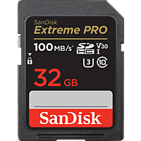 SANDISK Extreme PRO® UHS-I, SDHC Speicherkarte, 32 GB, 100 MB/s