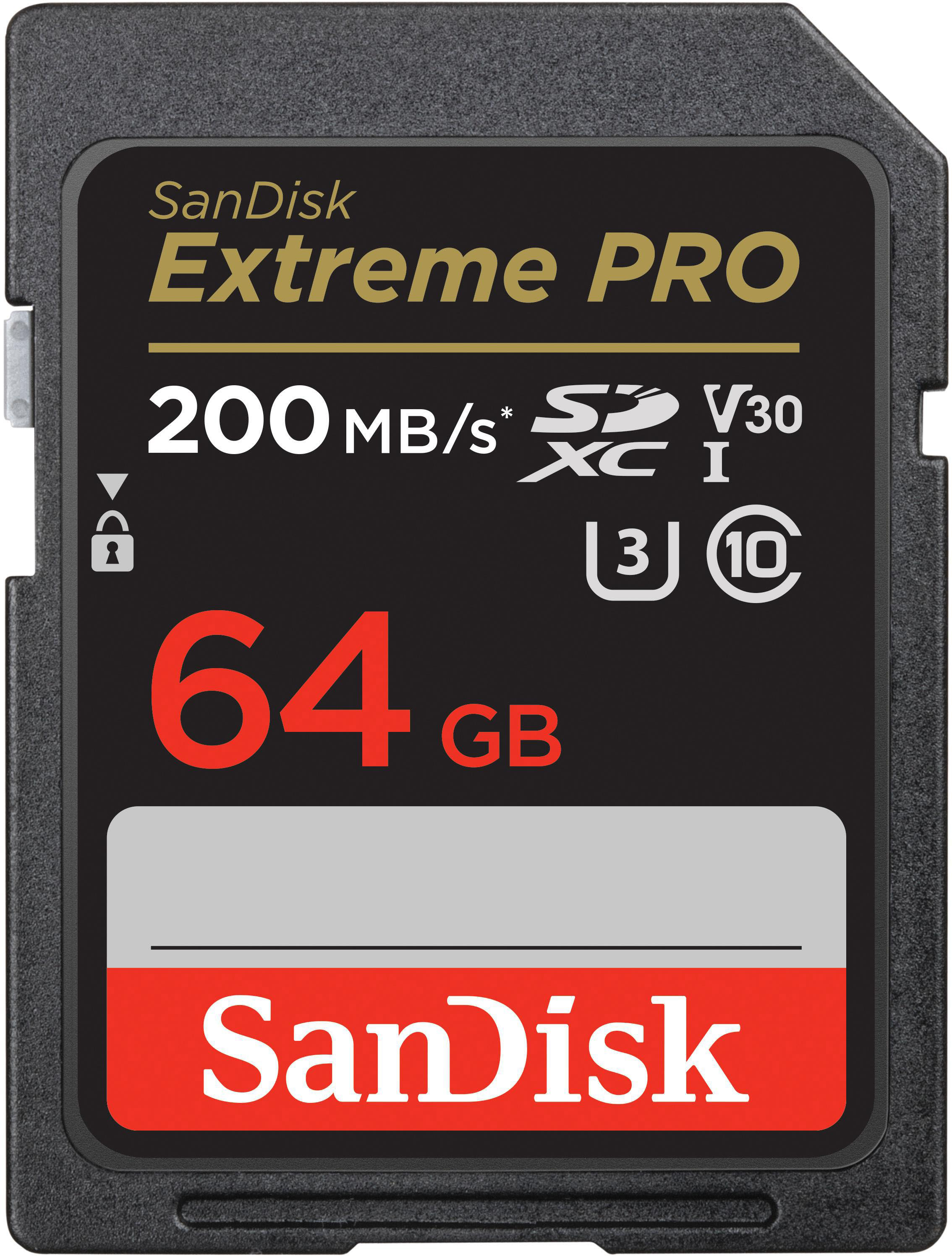 SANDISK Extreme PRO® UHS-I, 64 Speicherkarte, 200 GB, MB/s SDXC