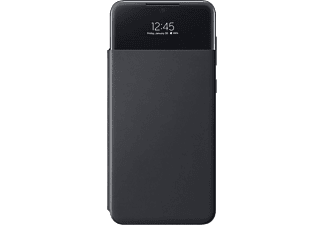 SAMSUNG Galaxy A33 5G S-view wallet cover, fekete (EF-EA336PBEGEE)