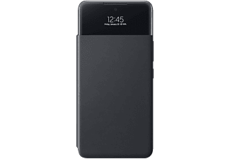 SAMSUNG Galaxy A53 5G S-view wallet cover, fekete (EF-EA536PBEGEE)