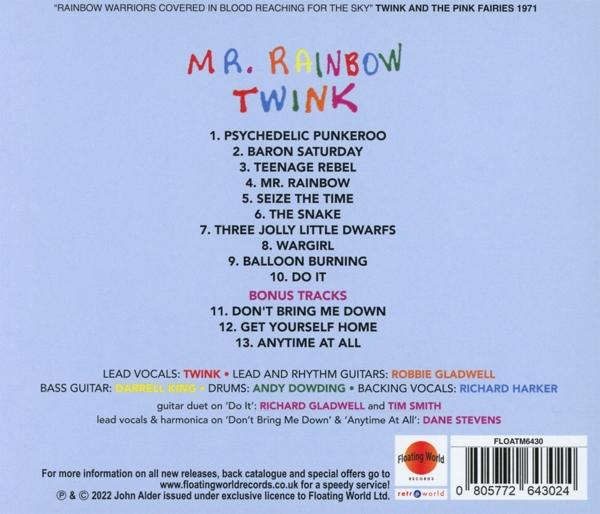 Twink - Mr Rainbow (Expanded Edition)  - (CD)