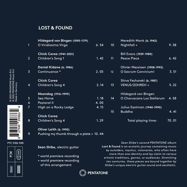 Sean Shibe - Lost And Found  - (CD)