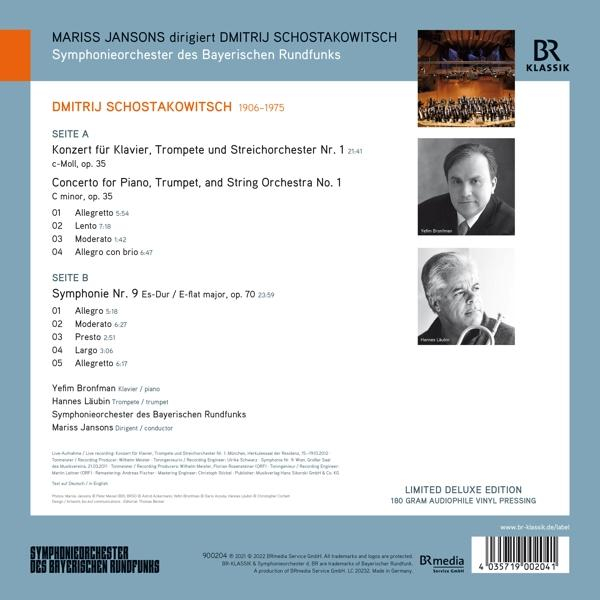 (Vinyl) AND ORCHESTRA STRING Bronfman/Läubin/Jansons/BRSO FOR TRUMPET - - CONCERTO N PIANO,