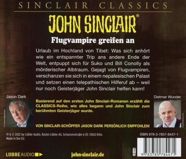 John Sinclair Classics - Flugvampire greifen an - Folge 47  - (CD)