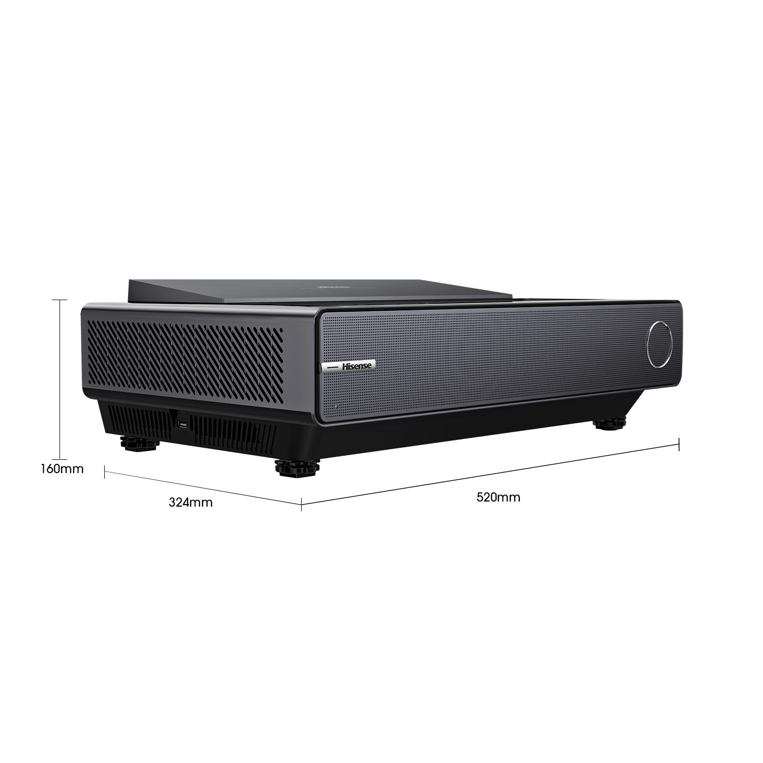 TV PX1 2200 (UHD HISENSE Pro Laser WLAN) Lumen, 4K, Konsole