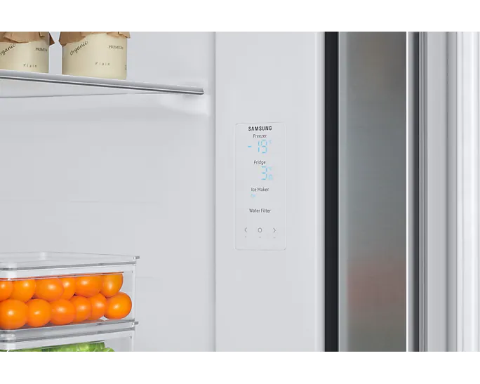 SAMSUNG RH68B8840S9/EF Side by side hűtőszekrény Food ShowCase ajtóval