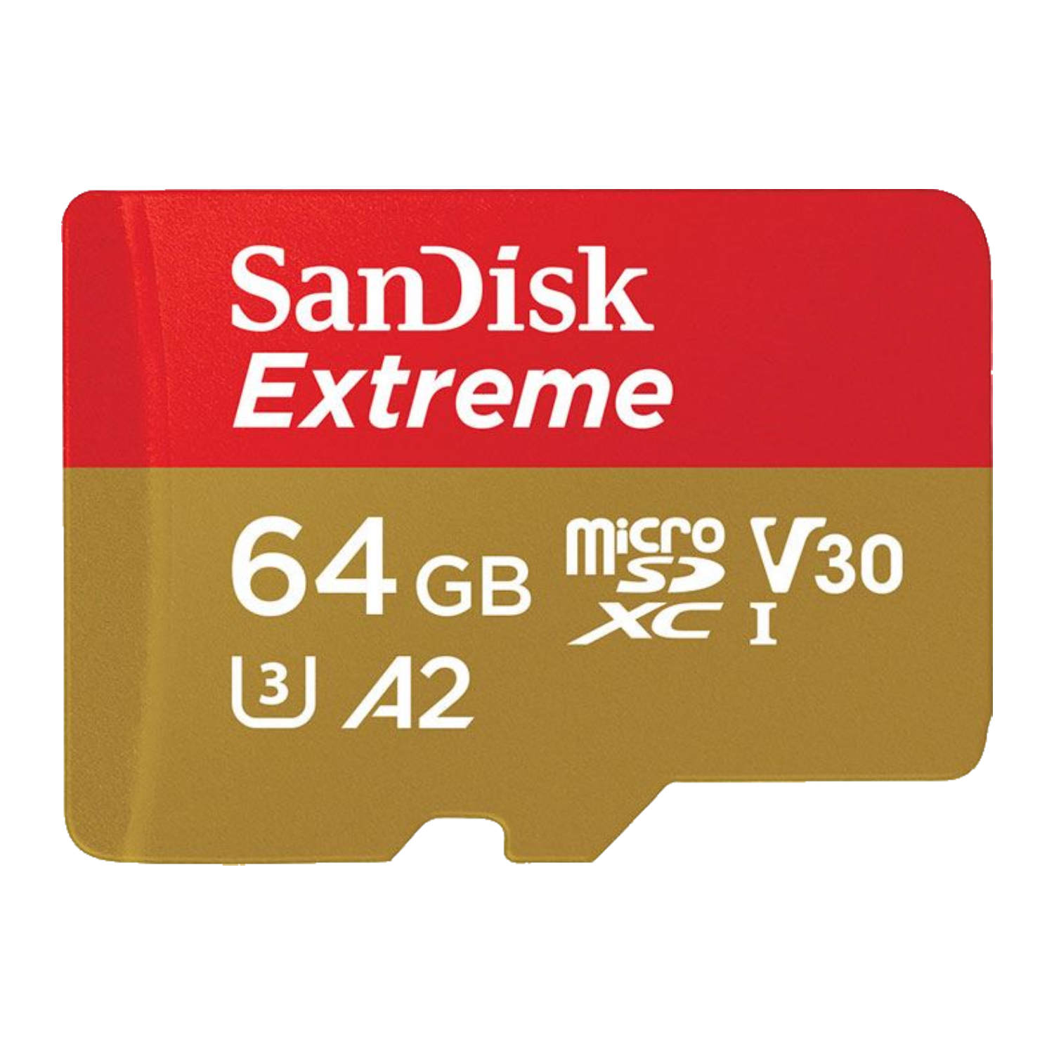 Tarjeta Micro SDXC - SanDisk Extreme, 64 GB, 160 MB/s, UHS-I, U3, V30, A2, Clase 10, Apta Drones, Multicolor