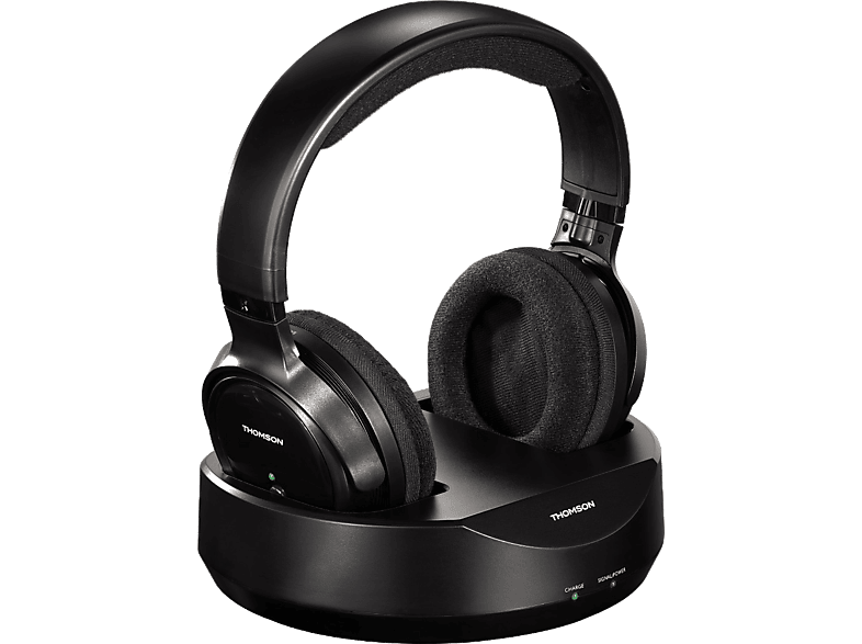 Auriculares inalámbricos  Sony MDR RF 895, Para TV, Radiofrecuencia,  Reducción de ruido, Autonomía 20h, Negro