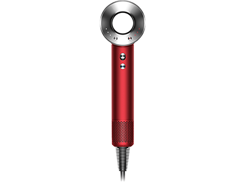 Secador Dyson Supersonic 1600 W 3 Velocidades 3 Temperaturas Difusor incluido Nuevo accesorio Antiencrespamiento Rojo N quel