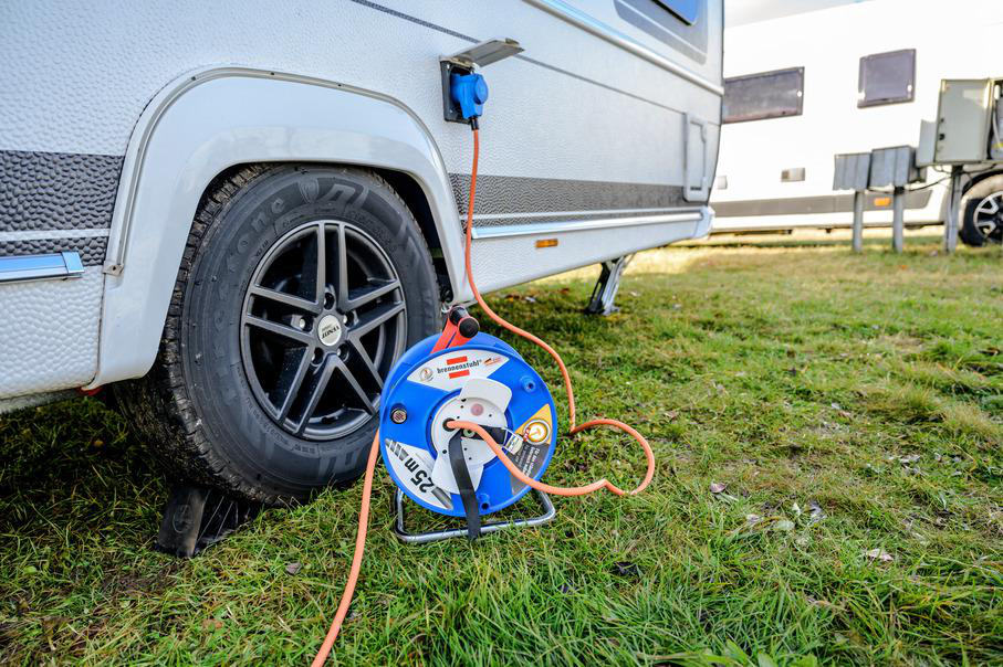 BRENNENSTUHL Camping Kabeltrommel, 25 m